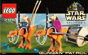Manual de uso Lego set 7115 Star Wars Gungan patrol