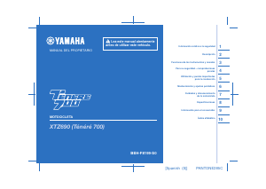 Manual de uso Yamaha Tenere 700 (2021) Motocicleta