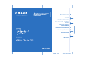 Manuale Yamaha Tenere 700 (2021) Motocicletta