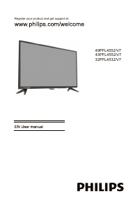 Handleiding Philips 49PFL4552 LED televisie
