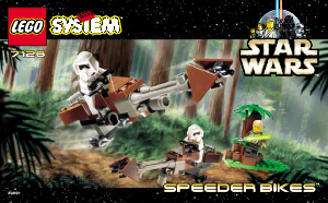 Manual Lego set 7128 Star Wars Speeder bikes