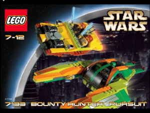 Bedienungsanleitung Lego set 7133 Star Wars Bounty Hunter Pursuit