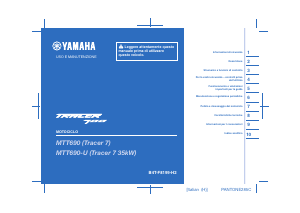 Manuale Yamaha Tracer 700 (2021) Motocicletta