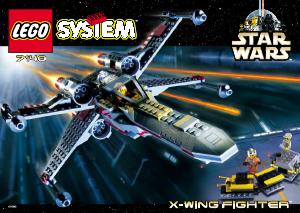 Manual Lego set 7140 Star Wars X-Wing fighter