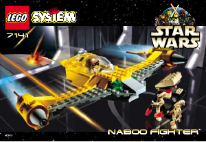 Manual Lego set 7141 Star Wars Naboo fighter