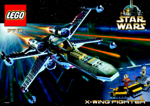 Bruksanvisning Lego set 7142 Star Wars X-wing Fighter