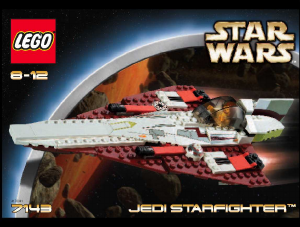 Manual Lego set 7143 Star Wars Jedi starfighter