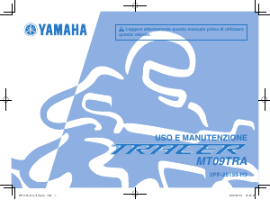 Manuale Yamaha Tracer 900 (2017) Motocicletta