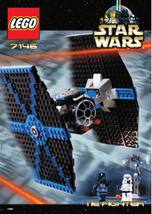 Manual Lego set 7146 Star Wars TIE fighter