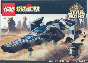 Manual Lego set 7151 Star Wars Sith infiltrator