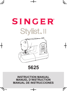 Manual Singer 5625 Sewing Machine