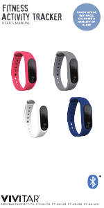Handleiding Vivitar FT-69-RB Activity tracker