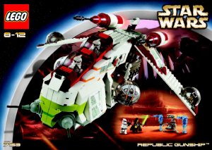 Manuale Lego set 7163 Star Wars Republic gunship