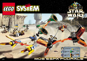 Handleiding Lego set 7171 Star Wars Mos Espa podracer