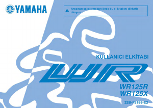 Kullanım kılavuzu Yamaha WR125X (2011) Motosiklet