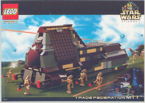 Bruksanvisning Lego set 7184 Star Wars Trade Federation MTT