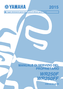 Manuale Yamaha WR250F (2015) Motocicletta