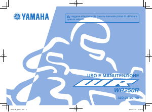 Manuale Yamaha WR250R (2015) Motocicletta