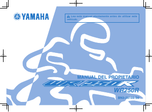 Manual de uso Yamaha WR250R (2016) Motocicleta