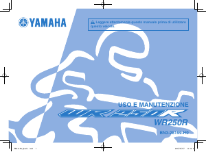 Manuale Yamaha WR250R (2016) Motocicletta