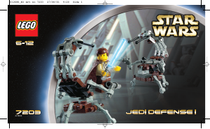 Bruksanvisning Lego set 7203 Star Wars Jedi Defense I
