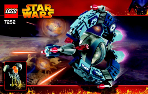 Mode d’emploi Lego set 7252 Star Wars Droid Tri-Fighter