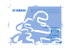 Handleiding Yamaha XSR700 (2017) Motor