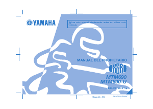 Manual de uso Yamaha XSR700 (2017) Motocicleta