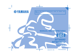 Manual de uso Yamaha XSR700 (2018) Motocicleta