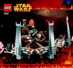 Handleiding Lego set 7257 Star Wars Ultimate lightsaber duel
