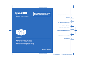 Manual Yamaha XSR700 (2021) Motocicleta