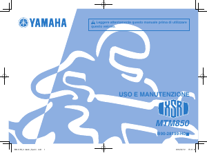 Manuale Yamaha XSR900 (2016) Motocicletta