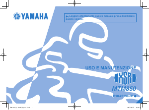 Manuale Yamaha XSR900 (2017) Motocicletta