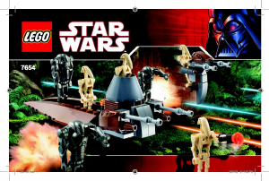 Manual de uso Lego set 7654 Star Wars Droids battle pack