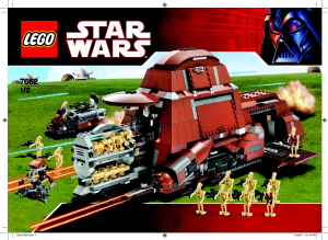 Manual Lego set 7662 Star Wars Trade federation MTT