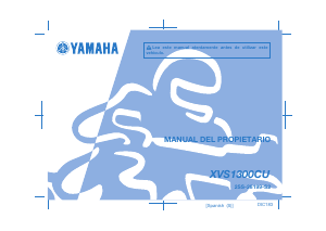 Manual de uso Yamaha XVS1300CU (2016) Motocicleta