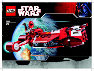 Manual Lego set 7665 Star Wars Republic cruiser