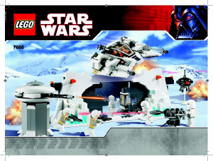 Manual Lego set 7666 Star Wars Hoth rebel base