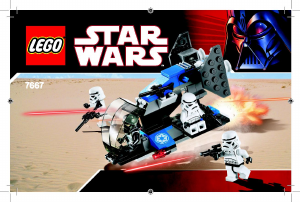 Manual Lego set 7667 Star Wars Imperial dropship
