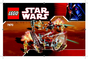 Mode d’emploi Lego set 7670 Star Wars Hailfire Droid & Spider Droid