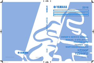 Handleiding Yamaha YZ250F (2016) Motor