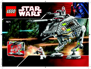 Manuale Lego set 7671 Star Wars AT-AP walker