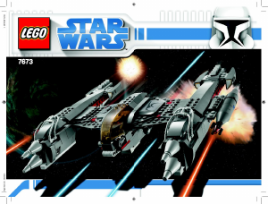 Manual Lego set 7673 Star Wars Magnaguard starfighter
