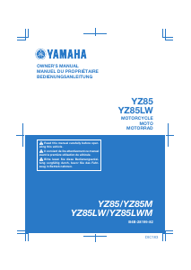 Mode d’emploi Yamaha YZ85 (2021) Moto