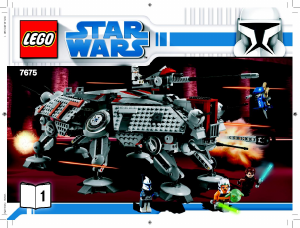Manuale Lego set 7675 Star Wars AT-TE walker