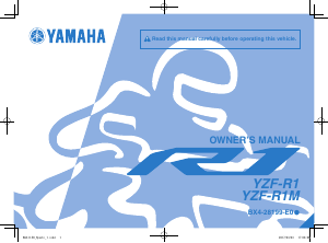 Handleiding Yamaha YZF-R1 (2017) Motor