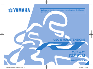 Manuale Yamaha YZF-R1 (2017) Motocicletta