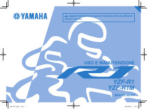 Manuale Yamaha YZF-R1 (2018) Motocicletta