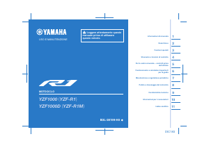 Manuale Yamaha YZF-R1 (2020) Motocicletta