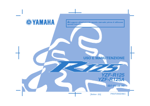 Manuale Yamaha YZF-R125 (2014) Motocicletta